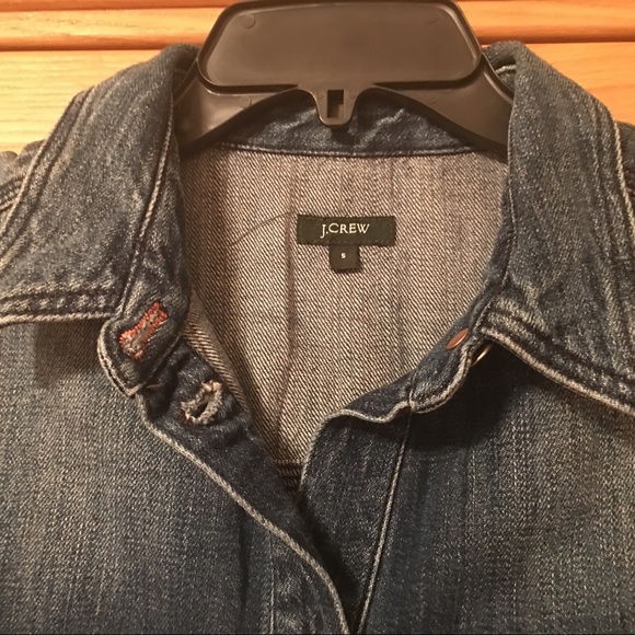 J Crew Sleeveless Denim Selvedge Jumpsuit Sz S - Picture 7 of 8